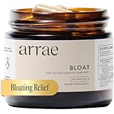 Arrae Fast-Acting Bloating Relief Digestive Enzymes, All Natural Bloat, Gas & Indigestion Relief Capsules (30 Count)
