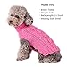 KYEESE Dog Sweaters Turtleneck Pink Dog Sweater Knitwear Pullover Warm Pet Sweater