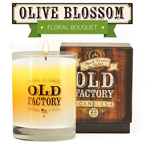 Scented candles - olive blossom - decorative aromathera…