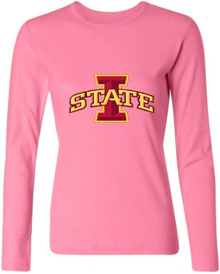 Yusij Women's Iowa State Cyclones University I Red Long Sleeve T-shirt