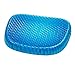 NEWTECHPLUS Egg Gel Sitter Foam Seat Cushion Non-Slip Perfect for Office Chair, Car, Wheelchair Cover Sitter Soft Pad Pain Relief Back & Sciatica & Coccyx with Washable Cover
