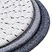 Lifaith Potholders Set Trivets Set 100% Pure Cotton Thread Weave Hot Pot Holders Set (Set of 3) Hot Pads, Hot Mats, Stylish Coasters, Spoon Rest for Bakingand Cooking, Diameter 7 Inches (Grey Set)