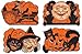Halloween Fortune Wheel Games - Tissue Centerpieces and Cutout Decorations - Vintage Style