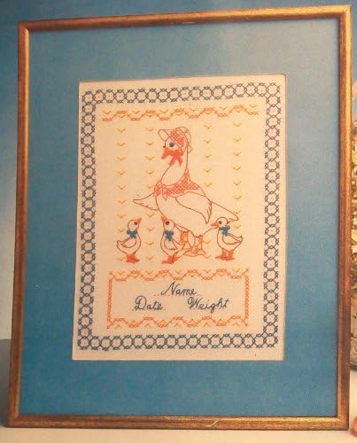 Baby Sampler Gretchin's Birth Annoucement Craft Kit