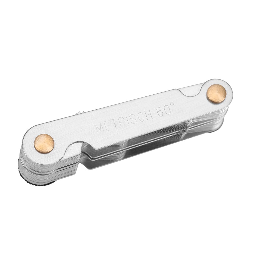 Cafopgrill 58 Blades Set Whitworth Inch System Whitworth Gauge Pitch Gauge Tool Thread Screw Pitch Gauge