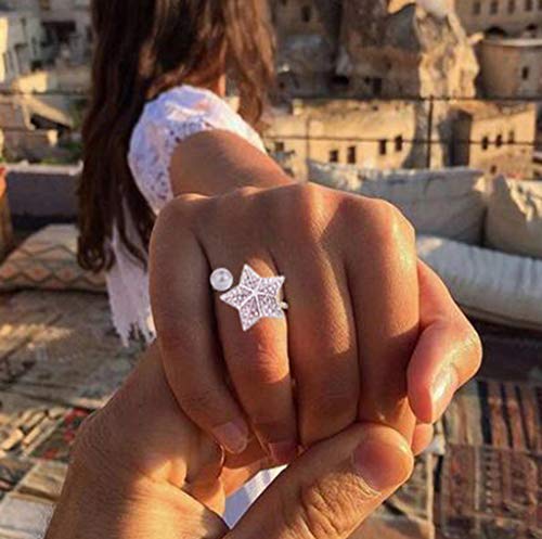 image for Chirpa Rings Engagement Wedding Zirconia Ring for Women Surprise Gifts