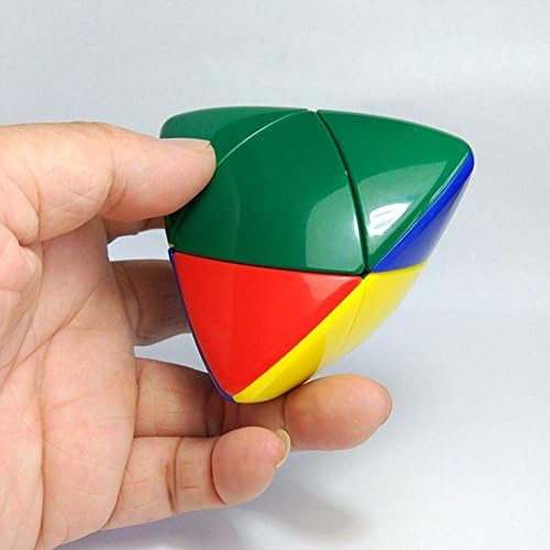 Emorefun Qin 2x2 Skewb Pocket Speed Cube Two Layers Tetrahedron Cubes Brain Teaser Puzzles 2x2 Speed Cube Magic Cube Ultimate Ideal Christmas Birthday Party Gifts for Brain Teasers of All Ages.