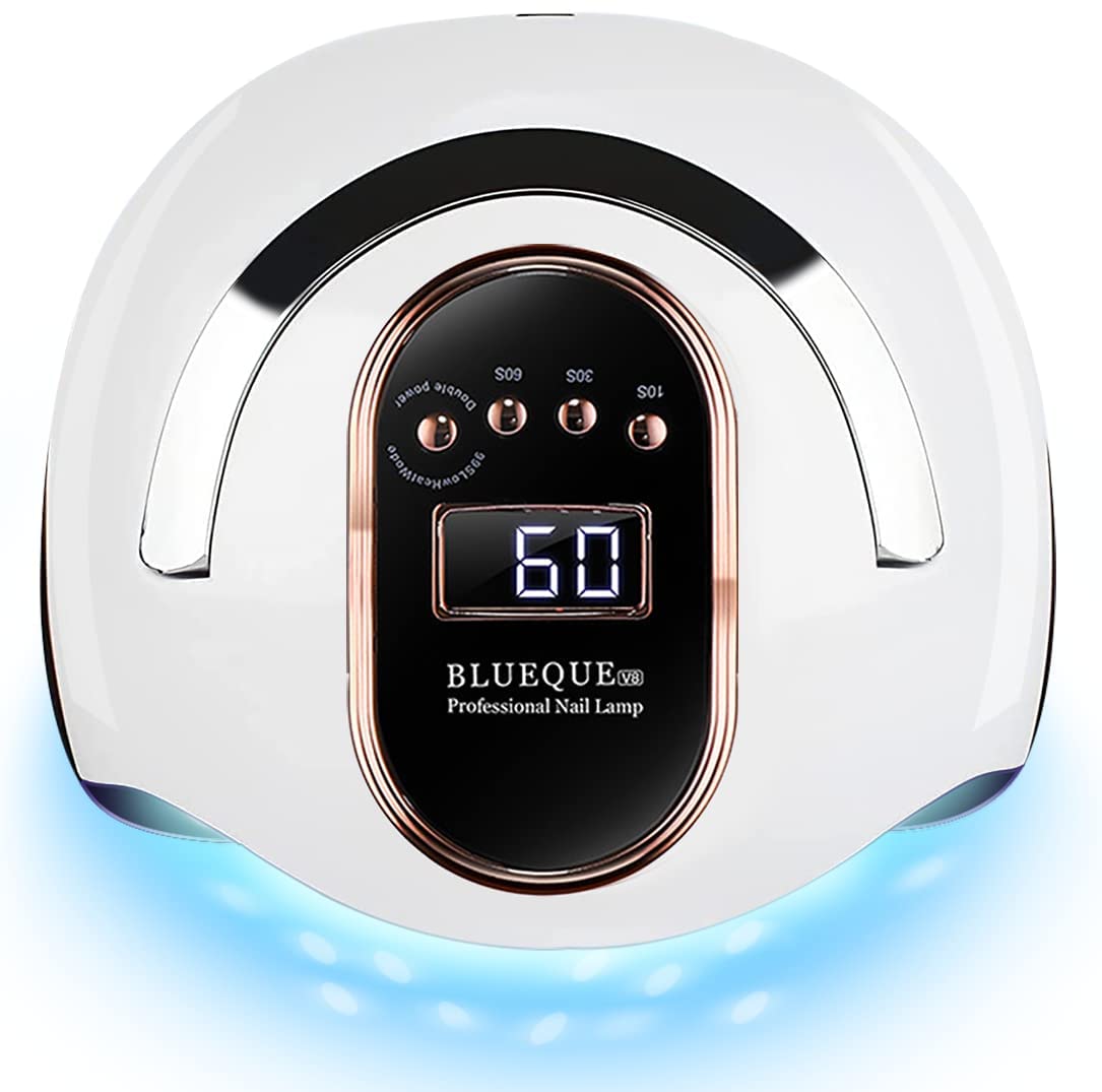 zalati Nail Lamp 120W LED UV Light Curing Lamp with 4 Timers Portable Handle Quick Dryer for Nail Art Care Tool - 120W