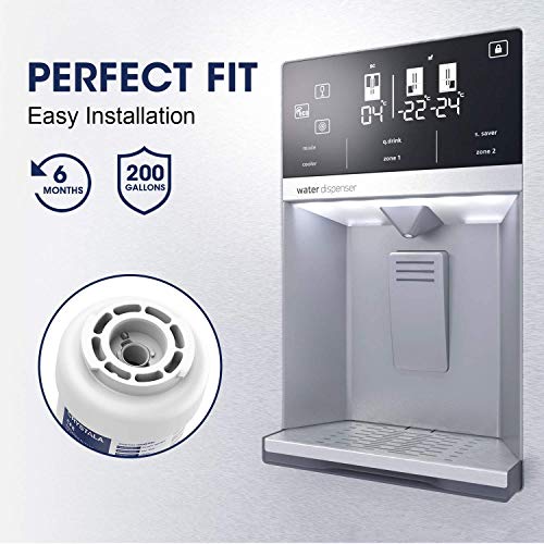 Crystala MWF Water Filters for GE Refrigerators, NSF/ANSI 53&42