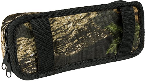 BronzeDog Waterproof Nylon Ammo Pouch Cartridge Belt Holder 12 16 gauge Camo Shotshell Carrier Bag Hunting Wallet (Black Oak Camo)
