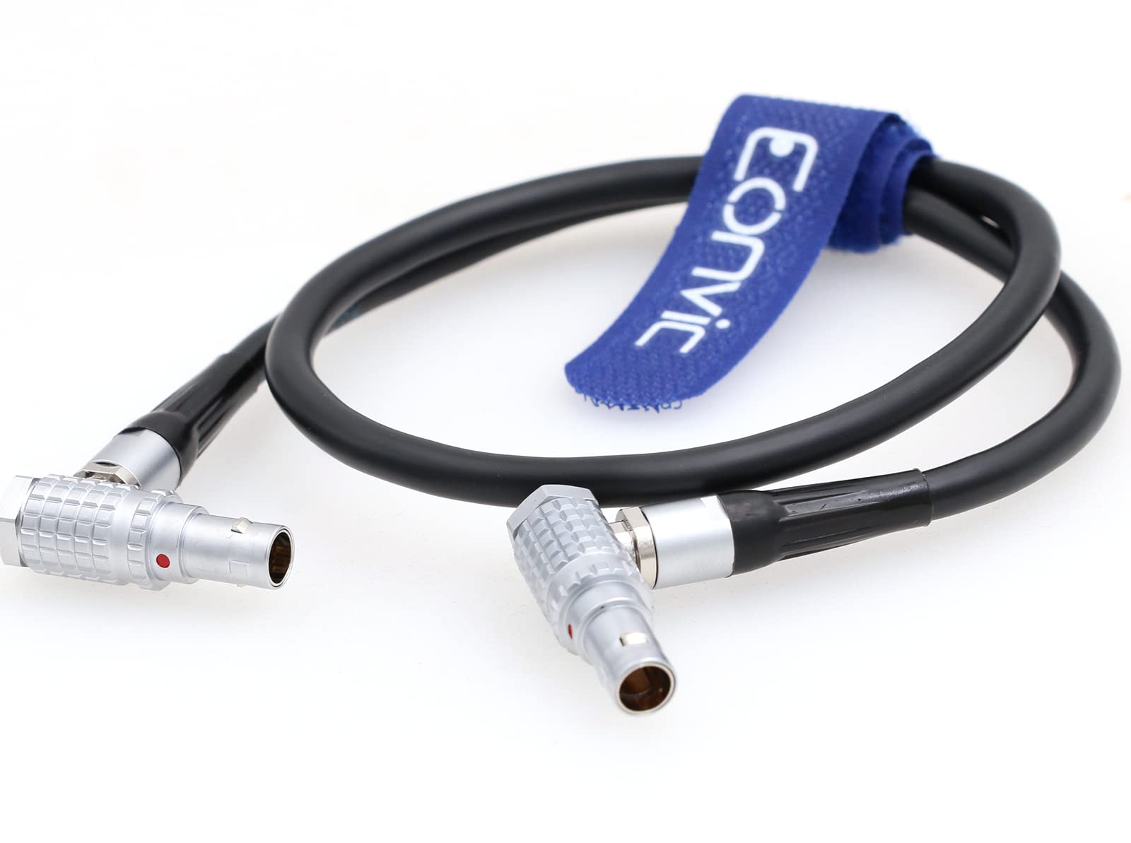 Eonvic Timecode Cable for Sound Devices Zaxcom Denecke Alexa XL-BHL-LL 5pin to 5pin Male Connector (Right Angle 5 pin)