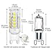 DiCUNO G9 LED Ceramic Base Light Bulbs, 4W (40W Halogen Equivalent), 400LM, Daylight White (6000K), G9 Base, G9 Bulbs Non-Dimmable for Home Lighting, 12-Pack