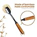Masthome 3-Pack Natural Bamboo Dish Brush, ECO Friendly Dish Brush Set with Bamboo Handle, Kitchen Cleaning Brush Scrub Brush for Dishes Pots Pans Kitchen Sink Cleaning