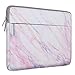 MOSISO Laptop Sleeve Compatible with MacBook Air 11, 11.6-12.3 inch Acer Chromebook R11/HP Stream/Samsung/ASUS/Surface Pro X/7/6/5/4/3, Canvas Horizontal Cross Grain Marble Bag Cover