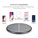 iPhone X Wireless Charger, FLOVEME Standard QI Wireless Charging Pad for iPhone X/8/Plus Fast Wireless Charge for Samsung S9/S9 PLUS/S8/S8 PLUS/S7/S7 Edge/Note 5 8 and All Qi-Enabled Phones, Black