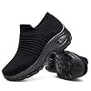 Womens-Walking-Shoes-Sock-Sneakers-Mesh-Slip-On-Air-Cushion-Lady-Girls-Modern-Jazz-Dance-Easy-Shoes-Platform-Loafers