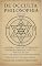 Livro De Occulta Philosophia 1533: Agrippa von Nettesheim, Heinrich Cornelius, 1486-1535