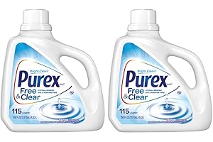 BY PUREX Purex Ultra Concentrated Liquid Detergent, Unscented, 150 Fluid Ounce (Pack of 2)