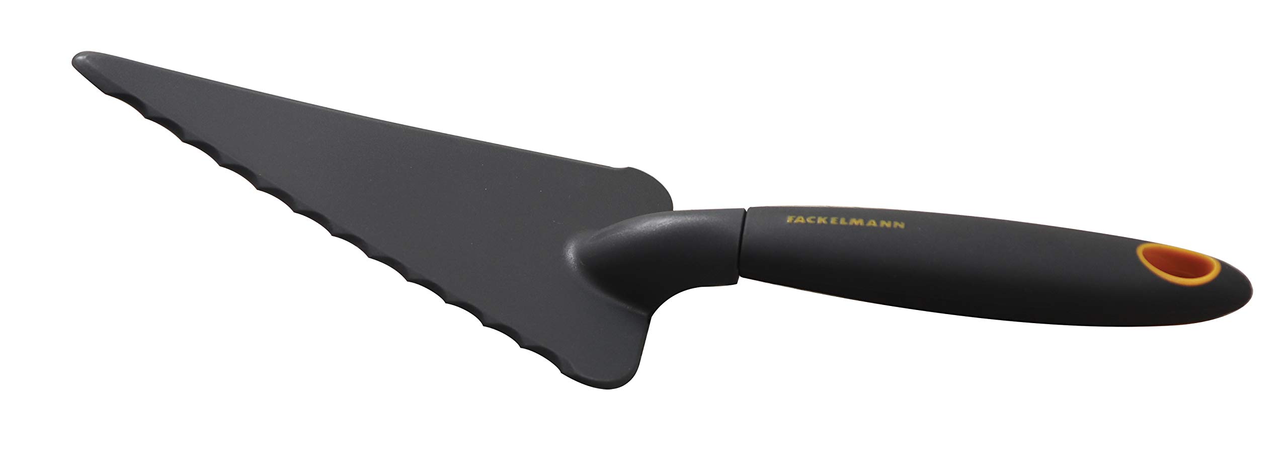 Multi-Purpose Nylon Scoop with Soft Grip Handle 29 x 7.8 x 5.2 cm Soft Collection (Black and Orange) Quantity: 1 Piece