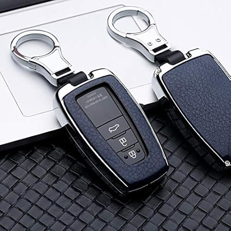 Amazon Ontto トヨタ スマートキーケース キーカバー キーホルダー キーケース フィット リモコン 汚れ 傷防止 落ちにく オシャレ Toyota C Hr 新型 プリウス クラウン 50系 カムリ 十代目 70系 Xv70 等に適用 キーケース キーホルダー 車 バイク