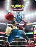 Ultra-Pro 9-Pocket Pokemon Card Binder/Portfolio ft. Mega Lucario and Heracross from XY: Furious Fists (Holds 90-180 Cards)
