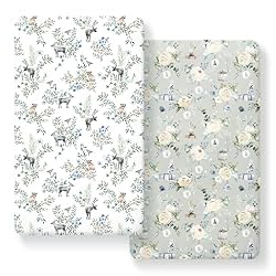Stretch Ultra Soft Jersey Knit Fitted Crib Sheets