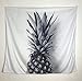 Shukqueen Fresh Pineapple Printed Wall Art Hanging Tapestry Dorm Decor (51