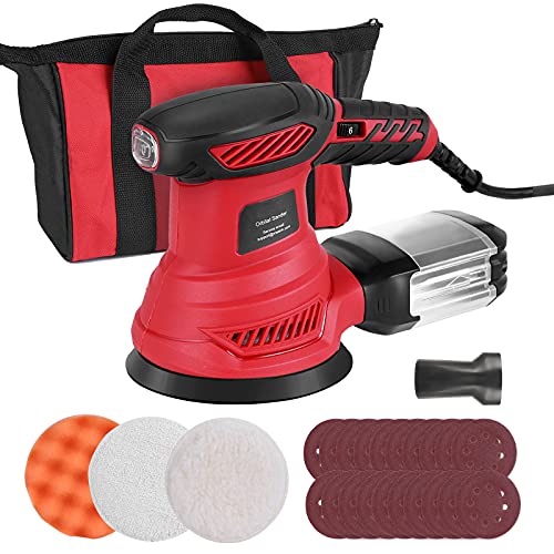 Michark Random Orbit Sander, 300W Orbital Sander with 6 Variable Speed