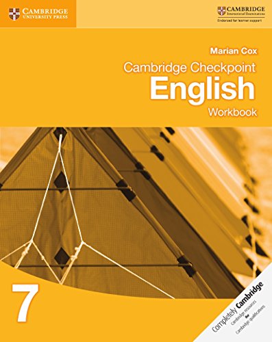 Download Cambridge Checkpoint English Workbook 7 (Cambridge International Examinations) Download Cambridge Checkpoint English Workbook 7 (Cambridge International Examinations)