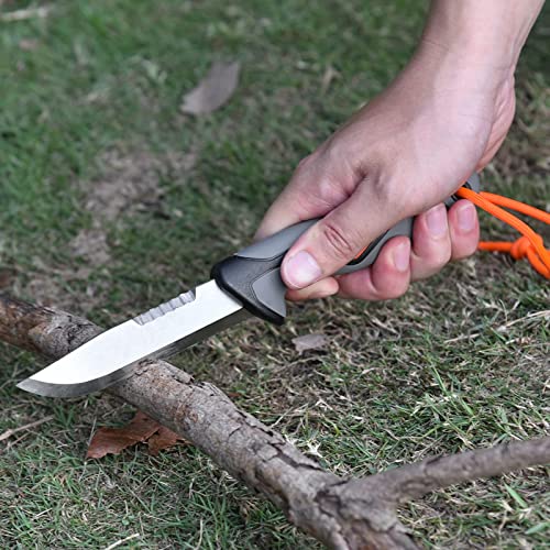 Extremus Camping Knife, Fixed Blade Outdoor Knife with 7CR17 Stainless