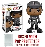 Funko Pop! Star Wars: The Last Jedi - Finn #191 Vinyl Figure (Bundled with Pop BOX PROTECTOR CASE)