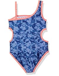 Jantzen Girls 'impresión Denim una pieza Volantes traje de baño