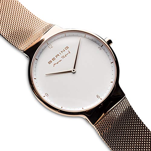 BERING Unisex Análoga Cuarzo Reloj de Pulsera de colección con Acero Inoxidable Pulsera und Cristal de Zafiro - Imagen 4