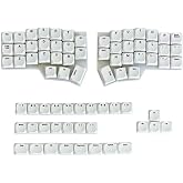75 Keys Low Profile PBT Keycaps MX Style for Corne Sofle Split | Choc Compatible, Symmetric Layout, Custom Mechanical KB, VELVE Mini Support, Cornix Compatible