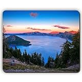 Mouse pad,Lake Mountains Height Island Trees