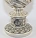 Islamic Table Decor Gift Egg Sculpture Statue Muslim Showpiece Home Decor Gifts Eid Ramadan Arabic Ayatul Kursi (7.5in Mother of Pearl)