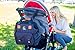 Baby Diaper Bag Backpack - Premium Quality For Mom Dad - Unisex w Insulated Bottle Pockets w Stroller Straps - Waterproof Nylon Cotton Changing Pad - Wipe Holder (Black)
