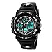 LIGE Electronic Led Display Analog Digital Sport Watch Black