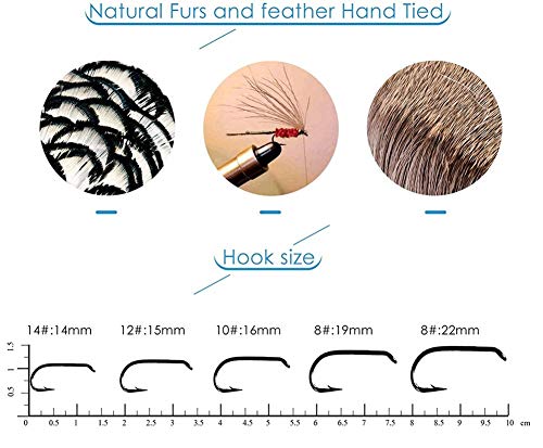 image for M MAXIMUMCATCH Maxcatch Fly Fishing Flies Kit Fly Assortment Dry/Wet F