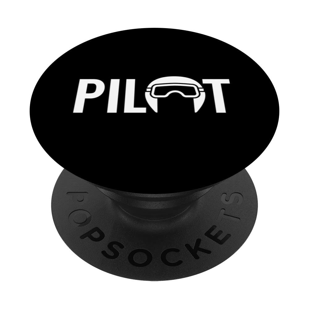 Pilot Airplane Aviator Aviation PopSockets Swappable PopGrip