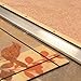 M-D Building Products 76281 4-9/16 in. x 1-1/8 in. x 73 in. Silver Adjustable Aluminum & Hardwood Threshold Kit - Versatile Solution for French and Exterior Doors