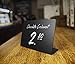 Set of 20 Small Chalkboard Signs 3x4 inches - Food Signs for Party Buffet, Mini Chalkboard Sign, Food Display Card, Tabletop Chalkboards for Kitchen, Standing Menu Black Boards for Wedding