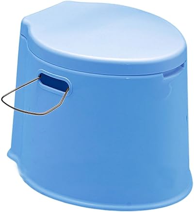 Denny International 6L Large Portable Toilet Potty Loo with Roll Holder