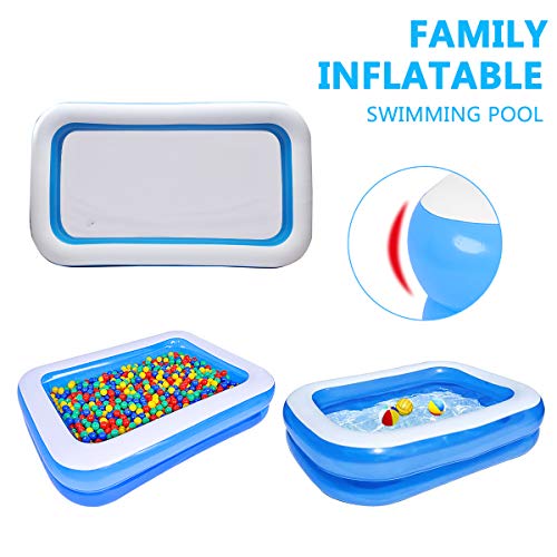 Inflatable Swimming Pool, Inflatable Pool Blow up Pool Family Lounge