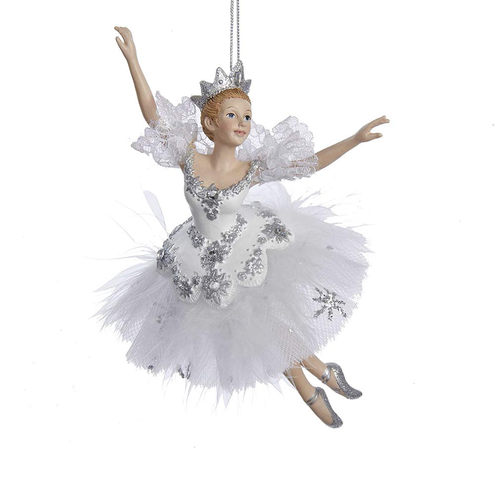 Photo 1 of *MINOR DAMAGE - USED*
Kurt Adler 6.75" Snow Queen Ballerina Christmas Ornament