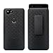 Google Pixel 2 XL Case, Swivel Slim Belt Clip Holster Protective Case, Defender Cover with Swivel Locking Belt Clip [Kickstand] for Google Pixel 2 XL (Holster Shell Combo) - Black