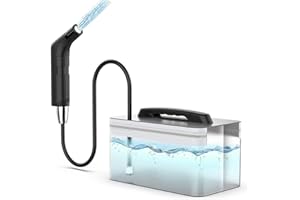 LUOOV Portable Bidet Sprayer Electric Bidet Jet Spray for Toilet, Bathroom and Outdoor Hiking, Muslim Shower Spray with 2.3L 