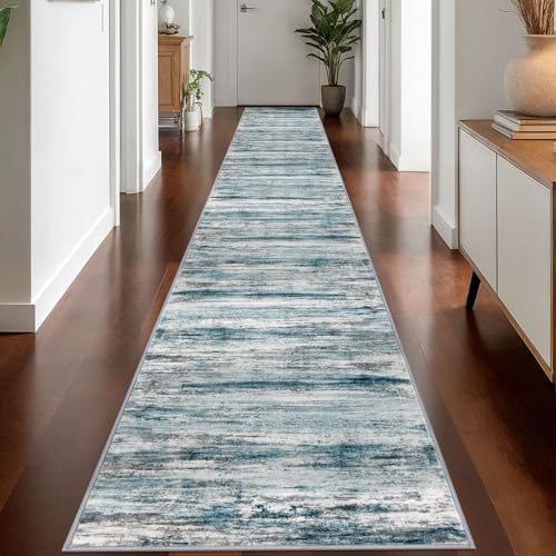 Kozyfly Modern Abstract Runner Rug