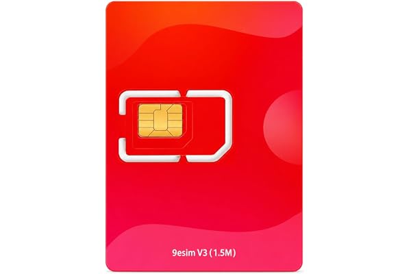 9esim V3 esim Adapter Physical Write Card Mobile Unlimited Download Profile International Travel Compatible with esim Unlocke