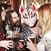 Teimei Fortnite Fox Mask Helmet Halloween Cosplay Season Natural Latex